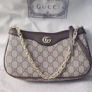 Gucci Beige and Gold Tiny Bag